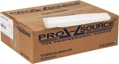 PRO-SOURCE - 1.5 mil Thick, Heavy-Duty Trash Bags - 40" Wide x 46" High, Clear - USA Tool & Supply