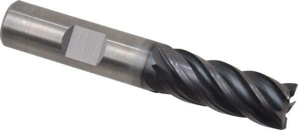Kennametal - 1/2", 5 Flute, Solid Carbide, 0.015" Corner Radius End Mill - 3" OAL, 1-1/4" LOC - USA Tool & Supply