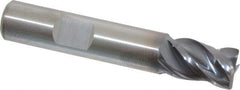 Kennametal - 7/16", 4 Flute, Solid Carbide, Corner Chamfer End Mill - 2-1/2" OAL, 5/8" LOC - USA Tool & Supply