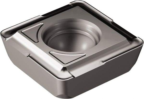 Sandvik Coromant - 880080512 GT Grade 4324 Carbide Indexable Drill Insert - TiCN/Al2O3 Finish, Square, 15.45mm Inscribed Circle - USA Tool & Supply