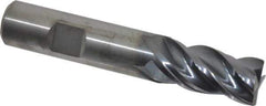 Kennametal - 5/8", 4 Flute, Solid Carbide, 0.03" Corner Radius End Mill - 3-1/2" OAL, 1-1/4" LOC - USA Tool & Supply
