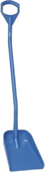 Vikan - 13-1/4" High Square Plastic Shovel - 39-7/8" Long D-Grip Handle - USA Tool & Supply