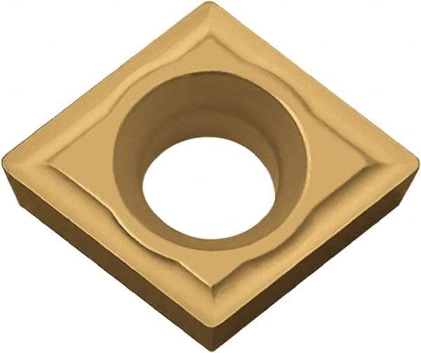 Kyocera - CPMH25151 Grade CA5515 Carbide Turning Insert - TiCN/Al2O3/TiN Finish, 80° Diamond, 5/16" Inscr Circle, 0.093" Thick, 1/64" Corner Radius - USA Tool & Supply
