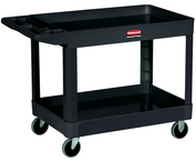 HD Utility Cart - 2 shelf 24 x 36 - 500 lb Capacity - Handle -- Storage compartments, holsters and hooks - USA Tool & Supply