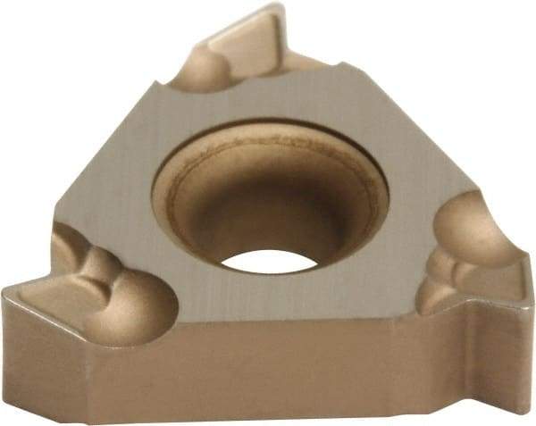 Sumitomo - TUE External Right Hand 20 Full Profile (Inch) Laydown Threading Insert - Grade A30, Uncoated Coated Carbide - USA Tool & Supply