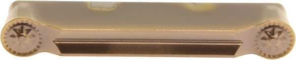 Sumitomo - 3015GCMN RG Grade AC425K, 0.1181102" Cutting Width Carbide Grooving Insert - 3/4" Max Depth of Cut, Neutral, 0.05905512" Corner Radius - USA Tool & Supply