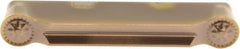 Sumitomo - 3125GCMN RG Grade AC530U, 1/8" Cutting Width Carbide Grooving Insert - 1" Max Depth of Cut, Neutral, 1/16" Corner Radius - USA Tool & Supply