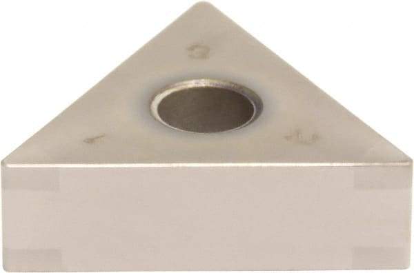 Sumitomo - 6NC-TNGA331 Grade BNC200 PCBN Turning Insert - TiN Finish, 60° Triangle, 3/8" Inscr Circle, 3/16" Thick, 1/64" Corner Radius - USA Tool & Supply