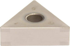 Sumitomo - 6NC-TNGA331 Grade BNC200 PCBN Turning Insert - TiN Finish, 60° Triangle, 3/8" Inscr Circle, 3/16" Thick, 1/64" Corner Radius - USA Tool & Supply