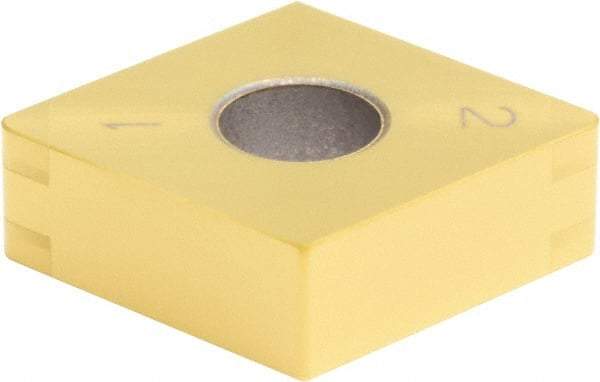 Sumitomo - 4NC-CNGA432 Grade BNC300 PCBN Turning Insert - TiN Finish, 80° Diamond, 1/2" Inscr Circle, 3/16" Thick, 1/32" Corner Radius - USA Tool & Supply
