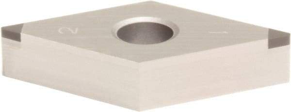Sumitomo - 2NU-DNGA431 Grade BN700 PCBN Turning Insert - Uncoated, 55° Diamond, 1/2" Inscr Circle, 3/16" Thick, 1/64" Corner Radius - USA Tool & Supply