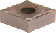 Sumitomo - CNMG433 ELU Grade T3000Z Cermet Turning Insert - TiN/AlN Finish, 80° Diamond, 1/2" Inscr Circle, 3/16" Thick, 3/64" Corner Radius - USA Tool & Supply