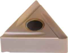 Sumitomo - TNPR332 M Grade T2000Z Cermet Turning Insert - TiN/AlN Finish, 60° Triangle, 3/8" Inscr Circle, 3/16" Thick, 1/32" Corner Radius - USA Tool & Supply