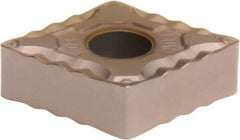 Sumitomo - CNMG433 ELUW Grade T2000Z Cermet Turning Insert - TiN/AlN Finish, 80° Diamond, 1/2" Inscr Circle, 3/16" Thick, 3/64" Corner Radius - USA Tool & Supply
