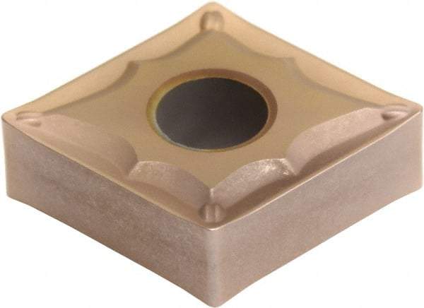 Sumitomo - CNMG433 ESU Grade T2000Z Cermet Turning Insert - TiN/AlN Finish, 80° Diamond, 1/2" Inscr Circle, 3/16" Thick, 3/64" Corner Radius - USA Tool & Supply