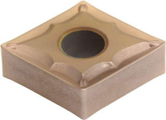 Sumitomo - CNMG432 ESU Grade T3000Z Cermet Turning Insert - TiN/AlN Finish, 80° Diamond, 1/2" Inscr Circle, 3/16" Thick, 1/32" Corner Radius - USA Tool & Supply