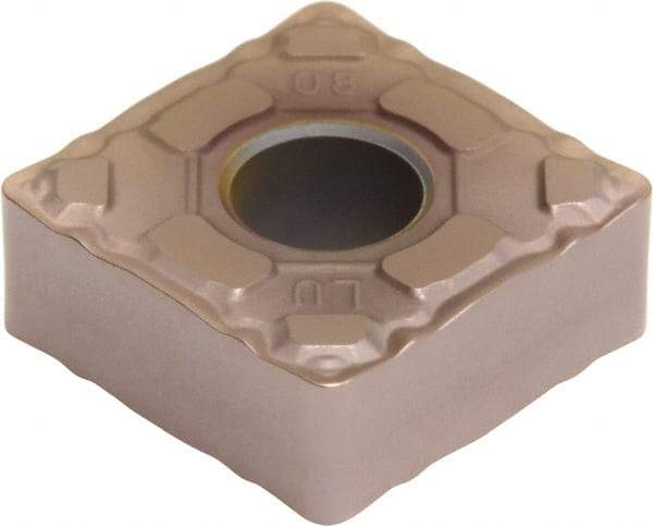 Sumitomo - SNMG432 ELU Grade T2000Z Cermet Turning Insert - TiN/AlN Finish, 90° Square, 1/2" Inscr Circle, 3/16" Thick, 1/32" Corner Radius - USA Tool & Supply