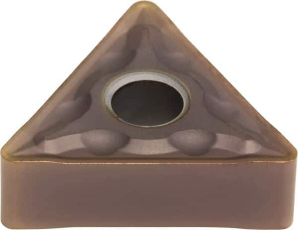 Sumitomo - TNMG332 EMU Grade AC530U Carbide Turning Insert - TiAlN/AlCrN Finish, 60° Triangle, 3/8" Inscr Circle, 3/16" Thick, 1/32" Corner Radius - USA Tool & Supply