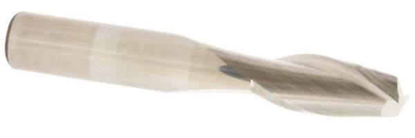 Sumitomo - 1/2", 1" LOC, 1/2" Shank Diam, 3" OAL, 4 Flute, Solid Carbide Square End Mill - Single End, Uncoated, Spiral Flute, 30° Helix, Centercutting, Right Hand Cut, Right Hand Flute - USA Tool & Supply