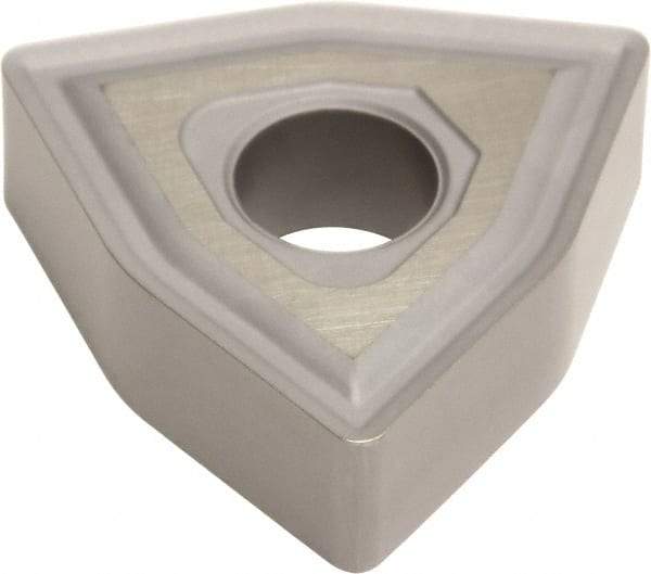 Sumitomo - WNMG432 EEX Grade EH510 Carbide Turning Insert - Uncoated, 80° Trigon, 1/2" Inscr Circle, 3/16" Thick, 1/32" Corner Radius - USA Tool & Supply