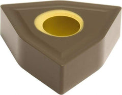Sumitomo - WNMG431 ENZ Grade AC420K Carbide Turning Insert - Proprietary Finish, 80° Trigon, 1/2" Inscr Circle, 3/16" Thick, 1/64" Corner Radius - USA Tool & Supply