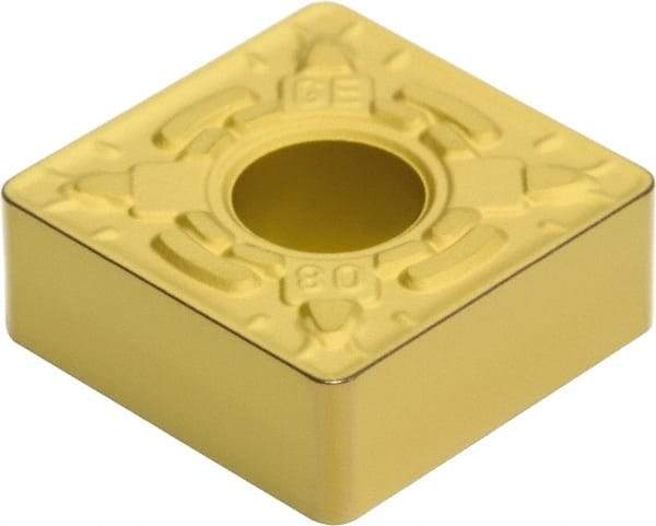 Sumitomo - SNMG433 EGE Grade AC810P Carbide Turning Insert - Al2O3 Finish, 90° Square, 1/2" Inscr Circle, 3/16" Thick, 3/64" Corner Radius - USA Tool & Supply
