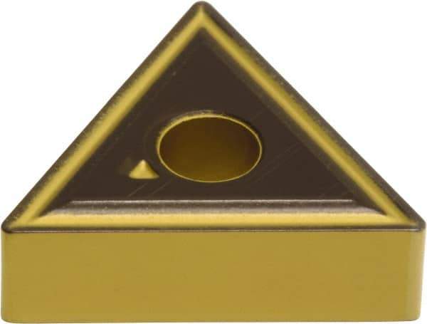 Sumitomo - TNMG332 EEX Grade AC630M Carbide Turning Insert - Al2O3 Finish, 60° Triangle, 3/8" Inscr Circle, 3/16" Thick, 1/32" Corner Radius - USA Tool & Supply