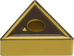 Sumitomo - TNMG332 EEX Grade AC630M Carbide Turning Insert - Al2O3 Finish, 60° Triangle, 3/8" Inscr Circle, 3/16" Thick, 1/32" Corner Radius - USA Tool & Supply
