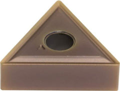 Sumitomo - TNMG332 EEX Grade AC520U Carbide Turning Insert - TiAlN/AlCrN Finish, 60° Triangle, 3/8" Inscr Circle, 3/16" Thick, 1/32" Corner Radius - USA Tool & Supply