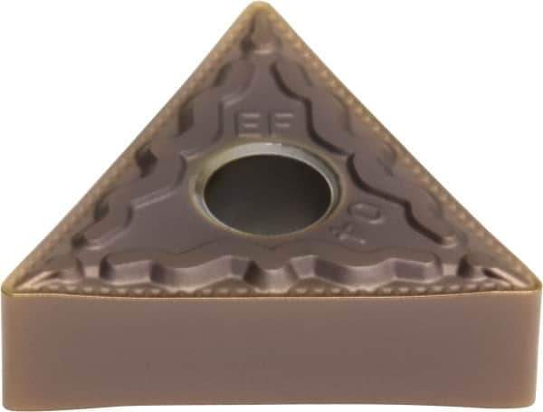 Sumitomo - TNMG331 EEF Grade AC510U Carbide Turning Insert - TiAlN/AlCrN Finish, 60° Triangle, 1/2" Inscr Circle, 3/16" Thick, 1/64" Corner Radius - USA Tool & Supply