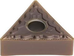 Sumitomo - TNMG331 EEF Grade AC510U Carbide Turning Insert - TiAlN/AlCrN Finish, 60° Triangle, 1/2" Inscr Circle, 3/16" Thick, 1/64" Corner Radius - USA Tool & Supply