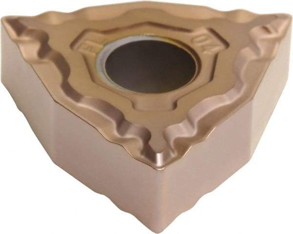 Sumitomo - WNMG431 EFL Grade T3000Z Cermet Turning Insert - TiN/AlN Finish, 80° Trigon, 1/2" Inscr Circle, 3/16" Thick, 1/64" Corner Radius - USA Tool & Supply