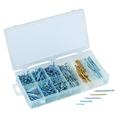 550 Pieces Nail Assortment - Brad nails, finishing nails and masonry nails - USA Tool & Supply