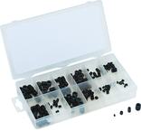 160 Pc. Metric Allen Head Set Screw Asst. - 3mm x 5mm - 10mm x 12mm - USA Tool & Supply