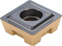 Iscar - SOMT120408 HD Grade IC808 Carbide Indexable Drill Insert - TiAlN/AlTiN/TiN Finish, Square, 1/2" Inscribed Circle - USA Tool & Supply