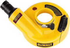 DeWALT - 7" Diam Grinder Dust Shroud - For Use with Dewalt Large Angle Grinders - USA Tool & Supply