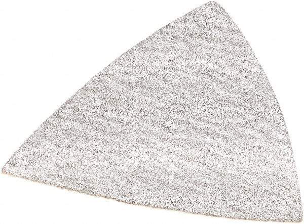 DeWALT - 80 Grit, Aluminum Oxide TriangleSanding Sheet - 3-1/2" Long x 3-3/4" Wide, Medium Grade, Weighted Cloth Backing - USA Tool & Supply
