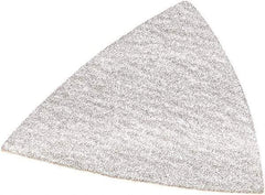 DeWALT - 80 Grit, Aluminum Oxide TriangleSanding Sheet - 3-1/2" Long x 3-3/4" Wide, Medium Grade, Weighted Cloth Backing - USA Tool & Supply
