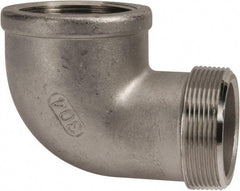 Value Collection - 2" Grade 304 Stainless Steel Pipe 90° Street Elbow - FNPT x MNPT End Connections, 150 psi - USA Tool & Supply