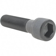 Value Collection - 7/8-9 UNC Hex Socket Drive, Socket Cap Screw - Alloy Steel, Black Oxide Finish, Partially Threaded, 3-1/2" Length Under Head - USA Tool & Supply