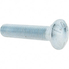 Value Collection - 5/8-11 UNC 3" Length Under Head, Standard Square Neck, Carriage Bolt - Grade 5 Steel, Zinc-Plated Finish - USA Tool & Supply