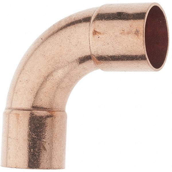 Value Collection - 3/4 x 3/4" Wrot Copper Pipe 90° Elbow - C x C - USA Tool & Supply