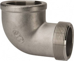 Value Collection - 2" Grade 316 Stainless Steel Pipe 90° Street Elbow - FNPT x MNPT End Connections, 150 psi - USA Tool & Supply