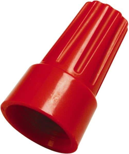 Value Collection - 18 to 10 AWG, Standard Twist on Wire Connector - Red - USA Tool & Supply