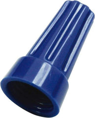 Value Collection - 22 to 14 AWG, Standard Twist on Wire Connector - Blue - USA Tool & Supply