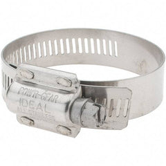 IDEAL TRIDON - 1-1/4 to 2-5/8" Diam, Stainless Steel High Torque Worm Drive Clamp - USA Tool & Supply