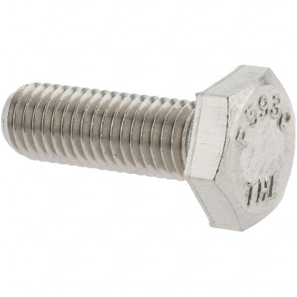 Value Collection - 1/4-28 UNF, 3/4" Length Under Head Hex Head Cap Screw - USA Tool & Supply