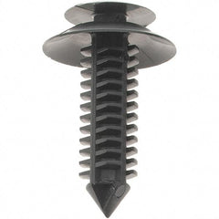 Value Collection - 8mm Hole Diam, 14mm OAL, Ratchet Shank, Nylon Panel Rivet - 8mm Material Thickness - USA Tool & Supply