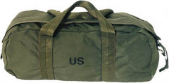 Ability One - 2 Pocket Olive Drab Canvas Tool Bag - 6" Wide x 19-1/2" Deep x 8-1/2" High - USA Tool & Supply