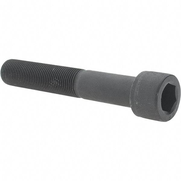 Value Collection - 3/4-16 UNF Hex Socket Drive, Socket Cap Screw - Alloy Steel, Black Oxide Finish, Partially Threaded, 4-1/2" Length Under Head - USA Tool & Supply
